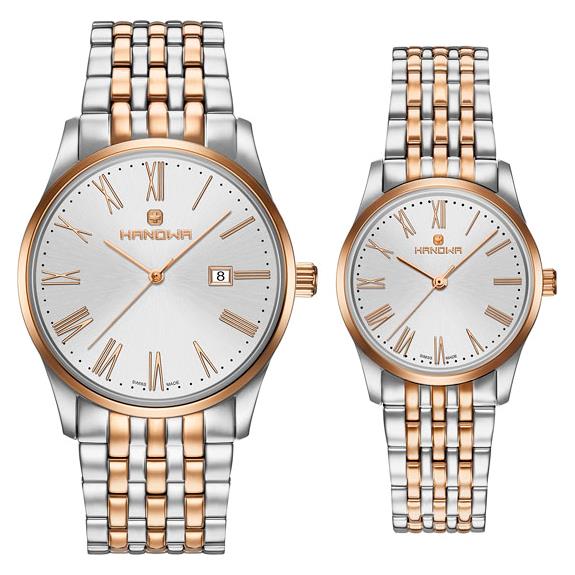 ساعت مچی مردانه ,زنانه هانوا 16-8066.12.001SET