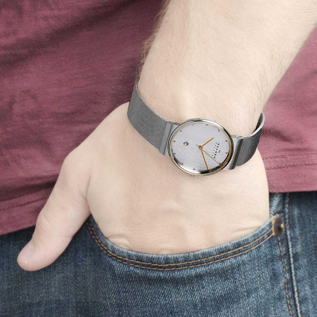 ساعت مچی مردانه ,زنانه اسکاژن 355LGSC