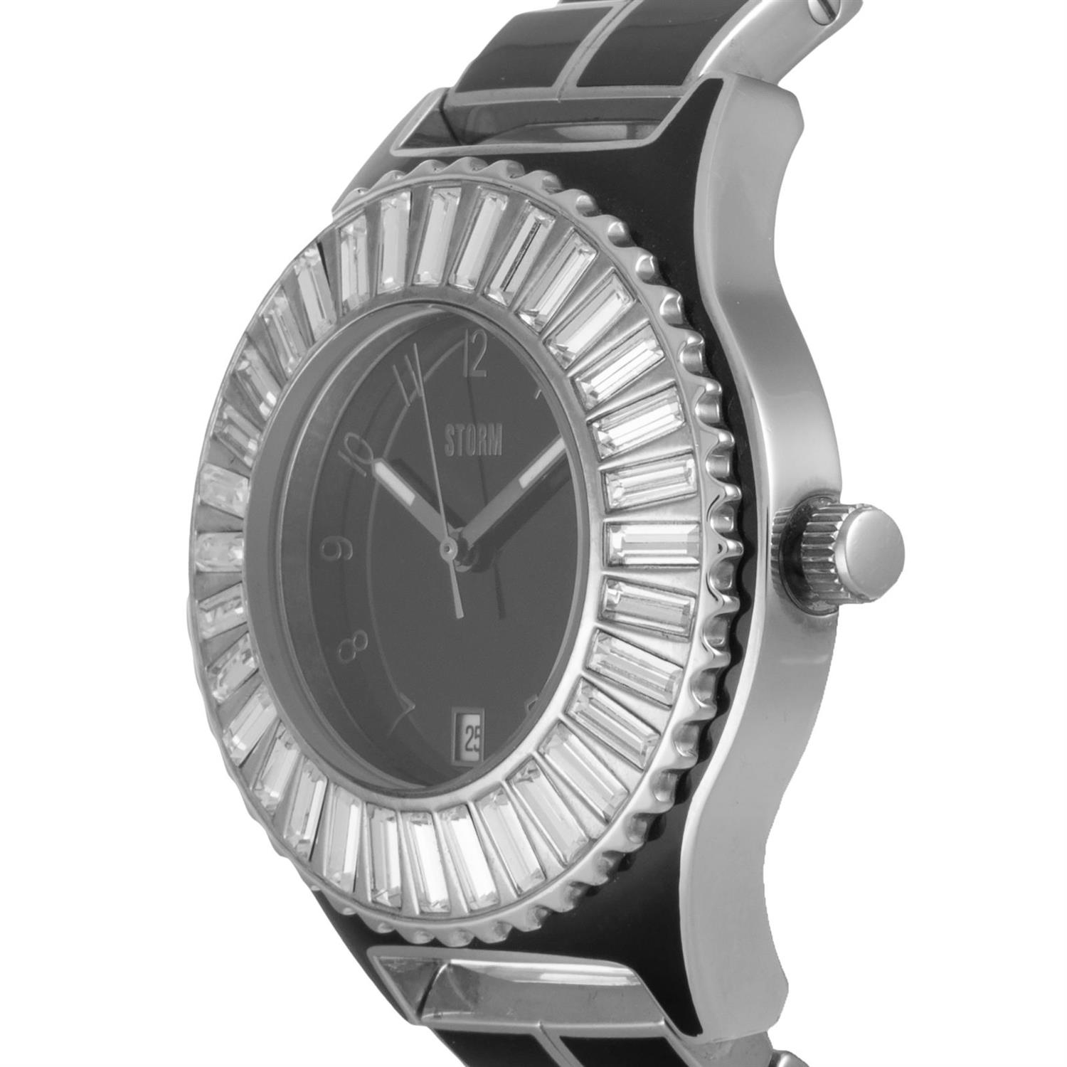 ساعت مچی زنانه استورم ST 4350/BK/W