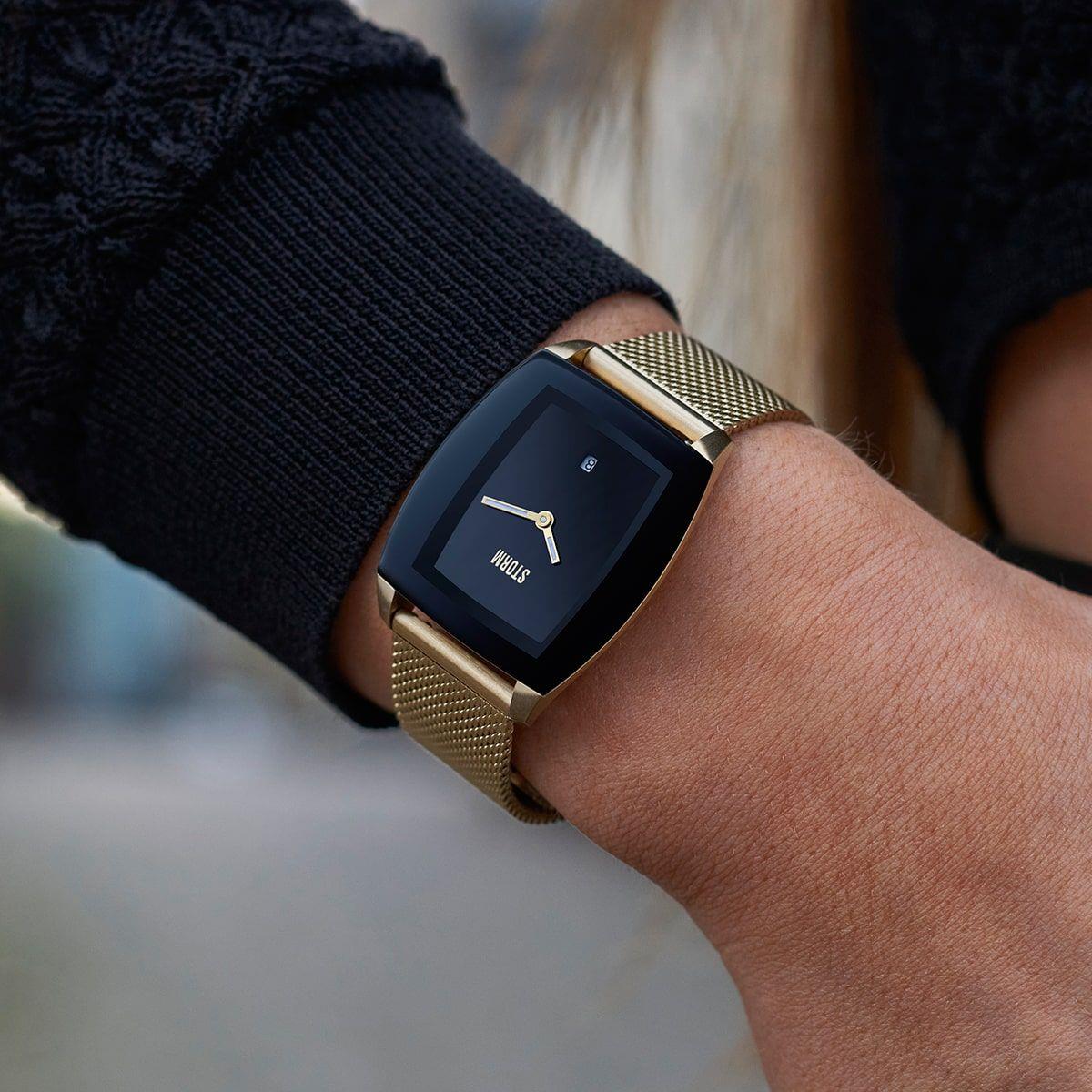 ساعت مچی زنانه استورم ST 47474/GD/BK